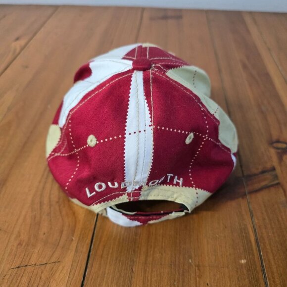 Loudmouth Argyle Pattern Adjustable Baseball Cap - Picture 4 of 10